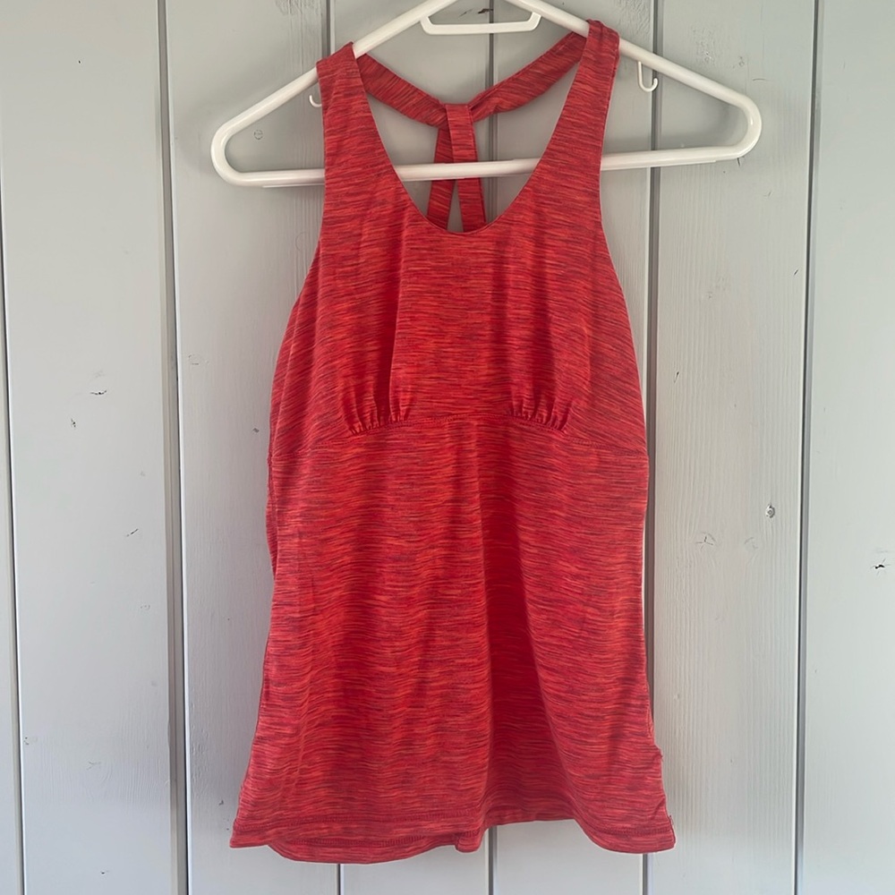 Outdoor Research OR Tank Top Athletic Built in Bra Size Medium Orange